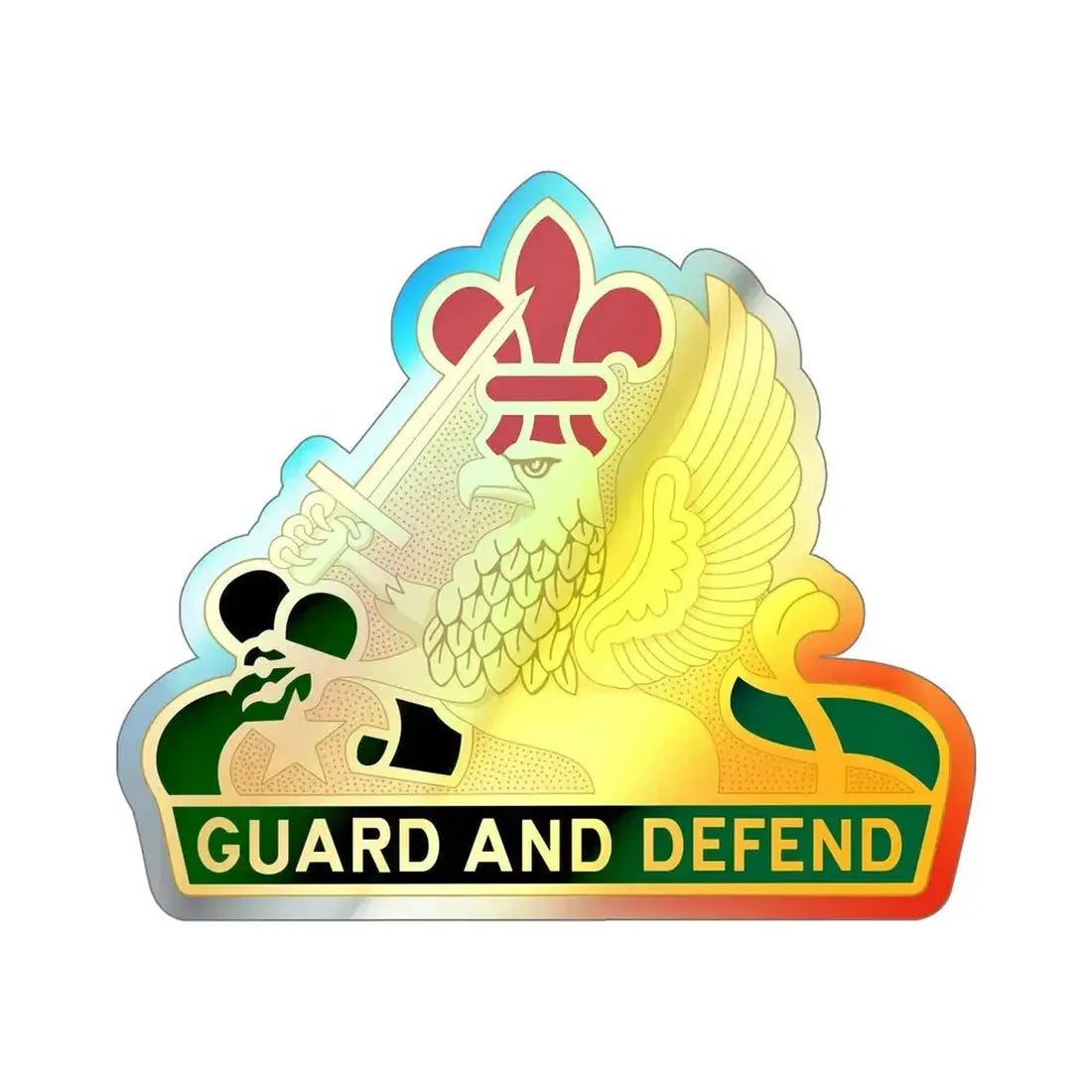 535 Military Police Battalion (U.S. Army) Holographic STICKER Die-Cut Vinyl Decal - The Sticker Space