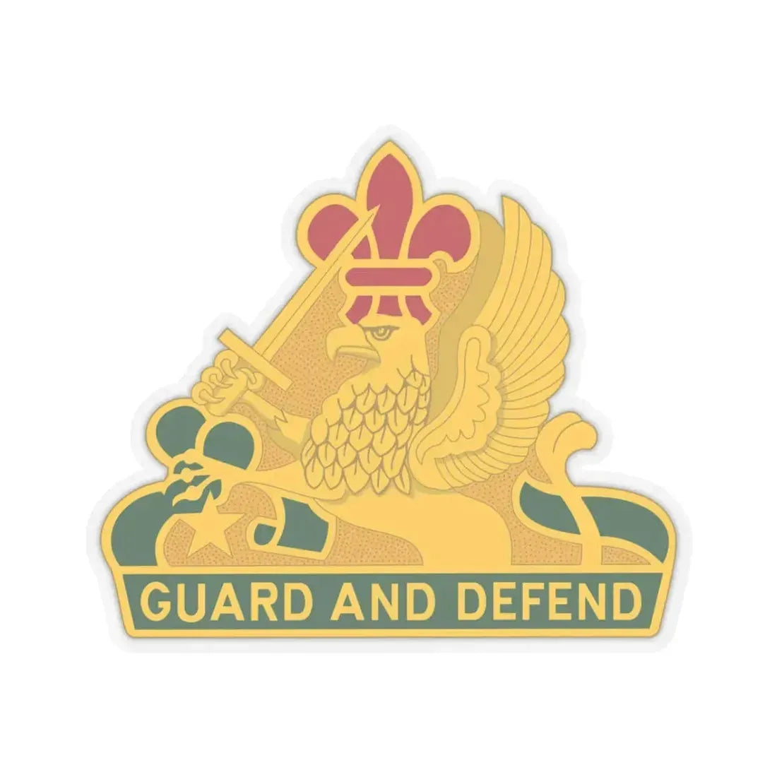 535 Military Police Battalion (U.S. Army) STICKER Vinyl Kiss-Cut Decal 3 Inch Transparent - The Sticker Space