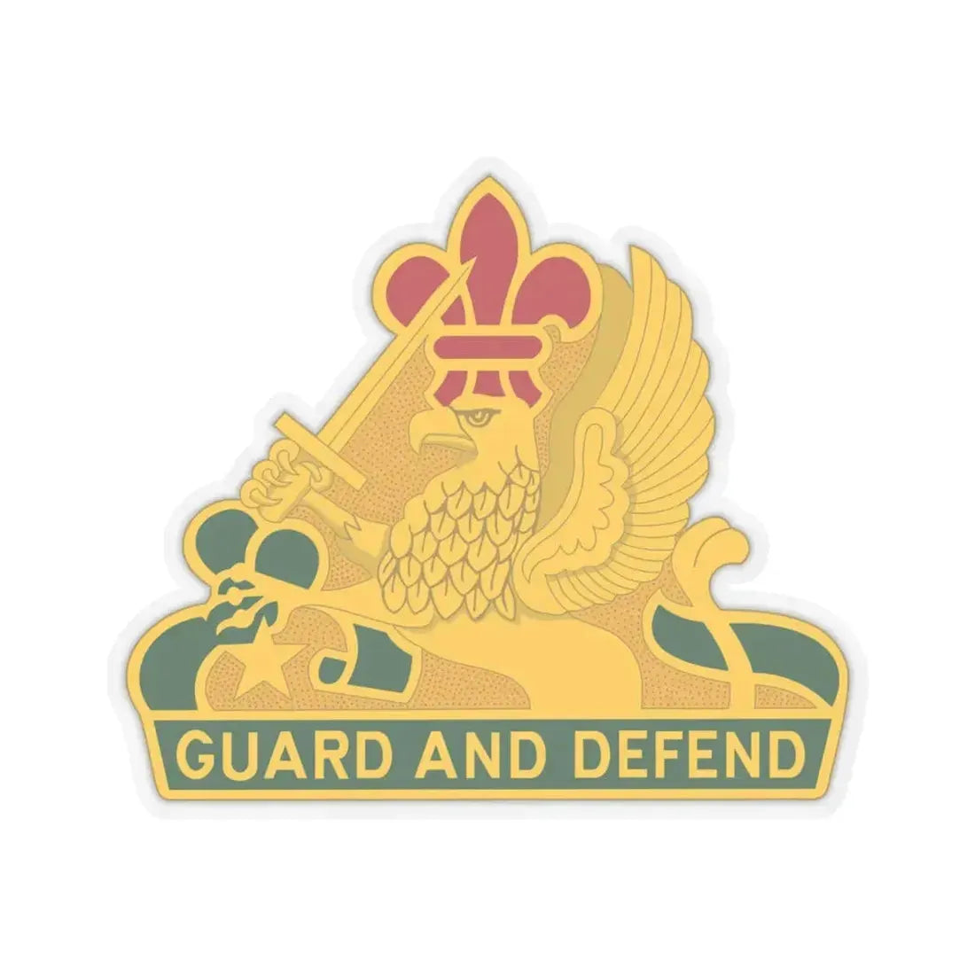 535 Military Police Battalion (U.S. Army) STICKER Vinyl Kiss-Cut Decal 4 Inch Transparent - The Sticker Space