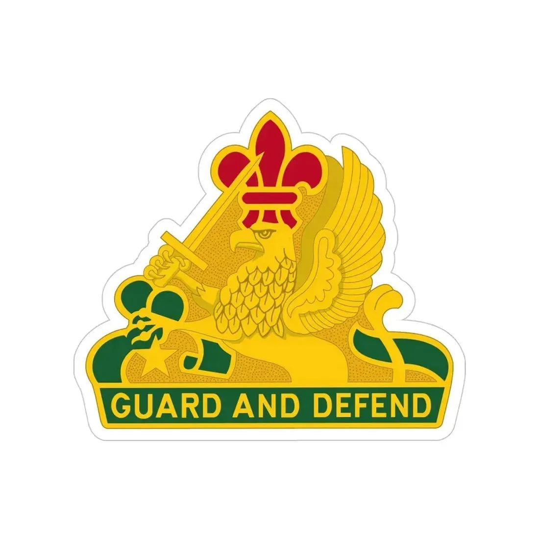 535 Military Police Battalion (U.S. Army) Transparent STICKER Die-Cut Vinyl Decal 5 Inch - The Sticker Space