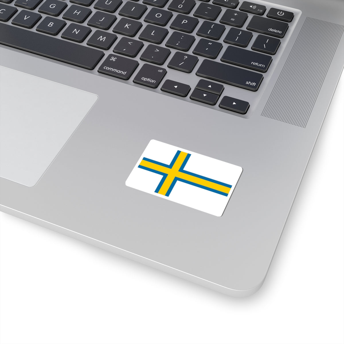 Norrland flag (Sweden) STICKER Vinyl Kiss-Cut Decal