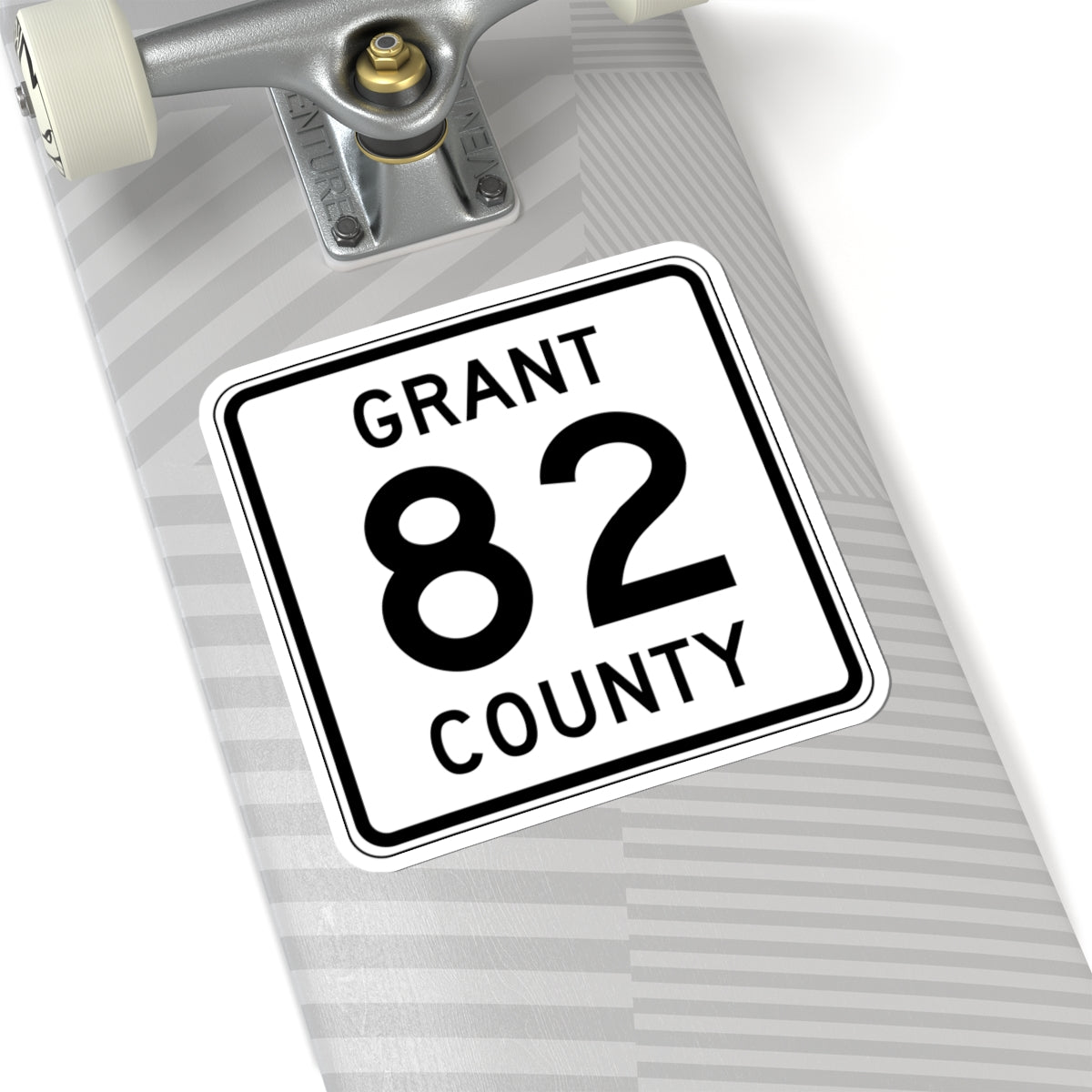 Grant County Route 82 MN (Minnesota) (Road Sign) STICKER Vinyl Kiss-Cut Decal