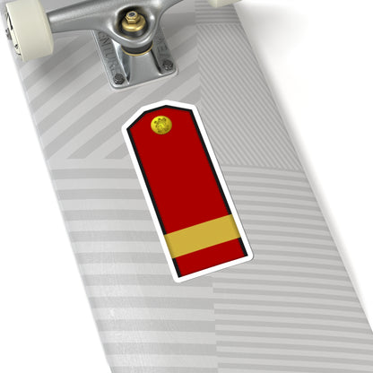 Bulgaria Army OR 7 (Bulgaria) (Military Rank) STICKER Vinyl Kiss-Cut Decal