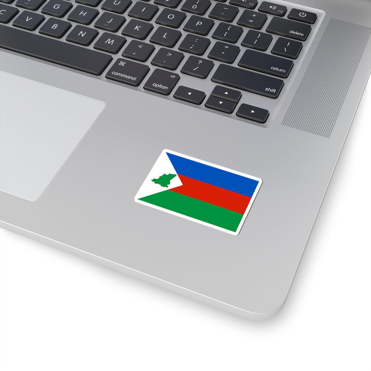 Flag of Vagaysky rayon Tyumen oblast 2003 (Russia) STICKER Vinyl Kiss-Cut Decal
