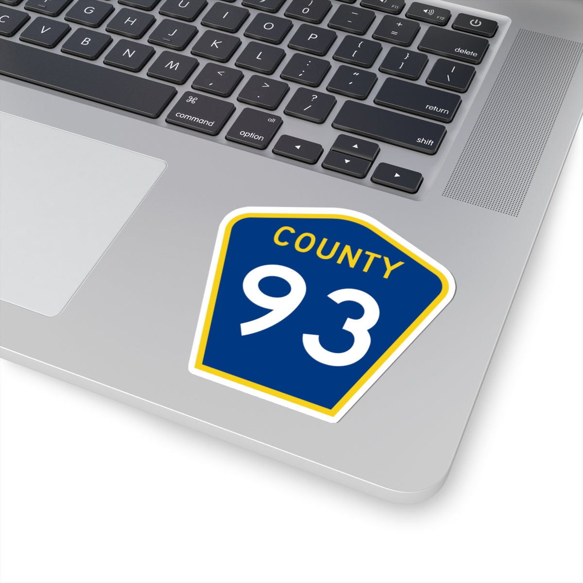 County 93 MN (Minnesota) (Road Sign) STICKER Vinyl Kiss-Cut Decal
