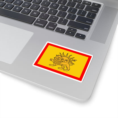 Nadir Shah Flag (Iran) STICKER Vinyl Kiss-Cut Decal