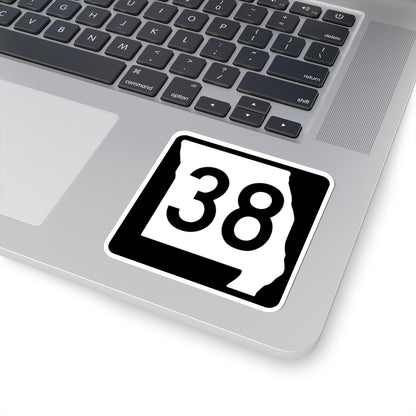MO-38 (Missouri) (Road Sign) STICKER Vinyl Kiss-Cut Decal