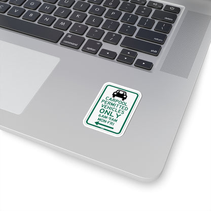 PBOT Road sign P4451L (Oregon) (Road Sign) STICKER Vinyl Kiss-Cut Decal