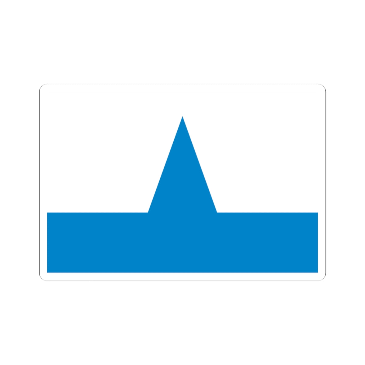 Flag of Lesja (Norway) STICKER Vinyl Kiss-Cut Decal