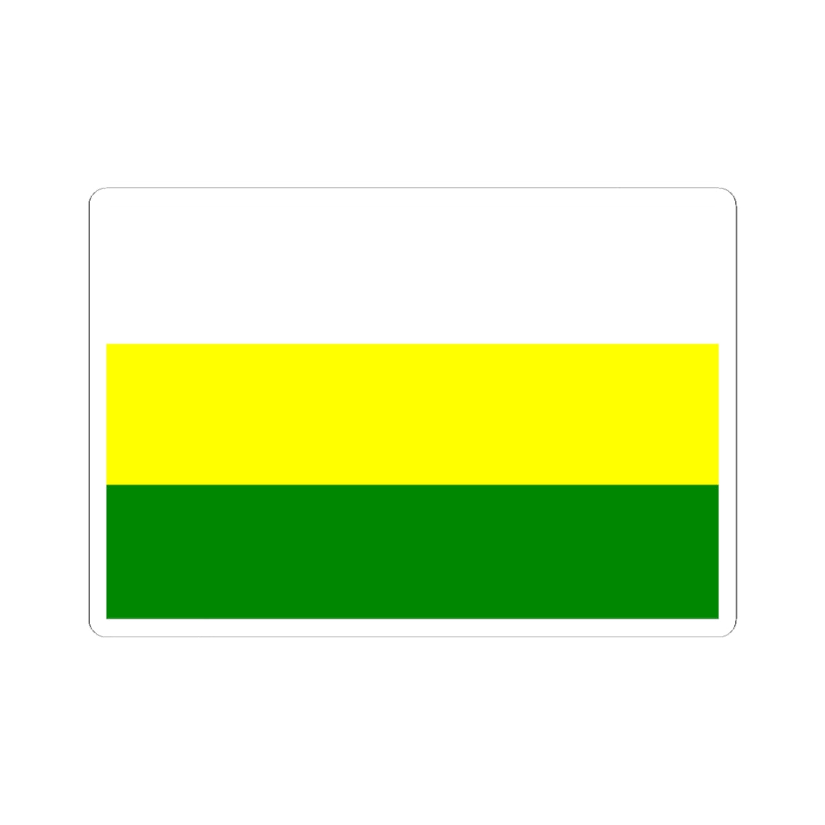 Flag of Yaroslavl Oblast 1998 (Russia) STICKER Vinyl Kiss-Cut Decal