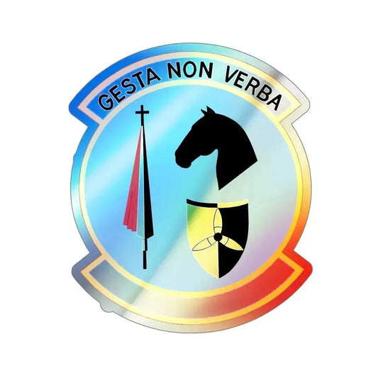 537 Airlift Squadron PACAF (U.S. Air Force) Holographic STICKER Die-Cut Vinyl Decal 6 Inch Holographic - The Sticker Space