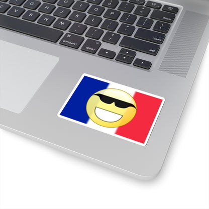 Flag of France bling-bling (France) STICKER Vinyl Kiss-Cut Decal