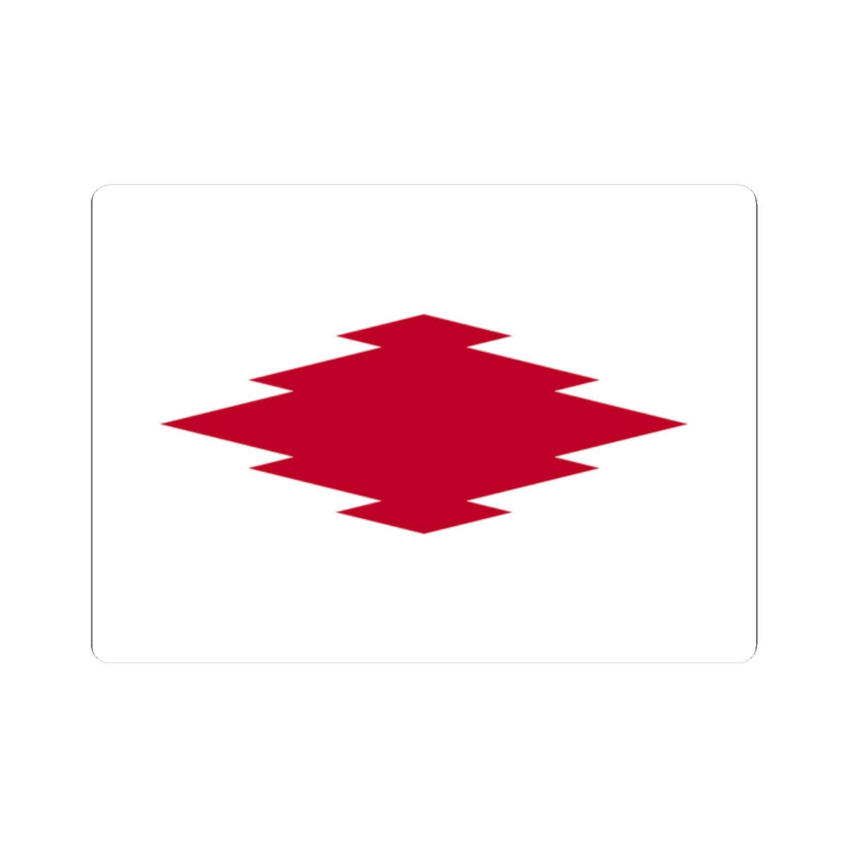 Flag of Shibata Niigata (Japan) STICKER Vinyl Kiss-Cut Decal