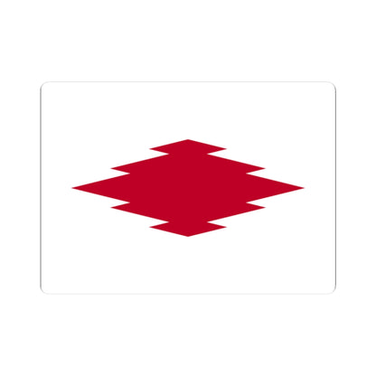 Flag of Shibata Niigata (Japan) STICKER Vinyl Kiss-Cut Decal