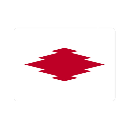 Flag of Shibata Niigata (Japan) STICKER Vinyl Kiss-Cut Decal