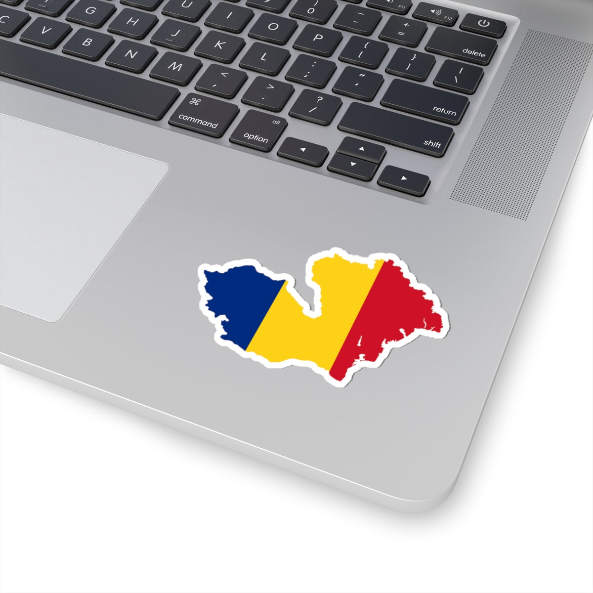 Flag-map of Romania 1942 (Oman) STICKER Vinyl Kiss-Cut Decal