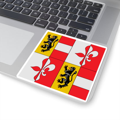 Flag of Mathieu Schiner (Switzerland) STICKER Vinyl Kiss-Cut Decal
