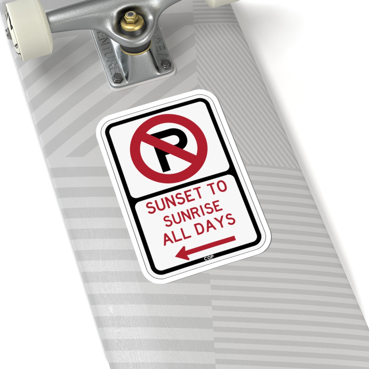 PBOT Road sign P1230L (Oregon) (Road Sign) STICKER Vinyl Kiss-Cut Decal