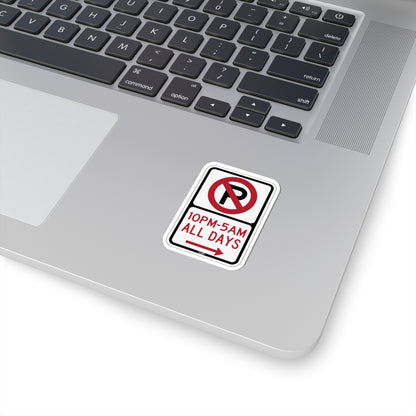 PBOT Road sign P1190R (Oregon) (Road Sign) STICKER Vinyl Kiss-Cut Decal