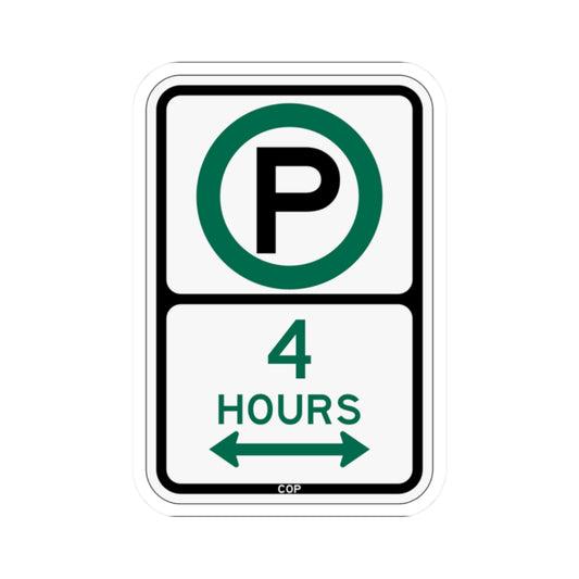 PBOT Road sign P3805D (Oregon) (Road Sign) STICKER Vinyl Kiss-Cut Decal