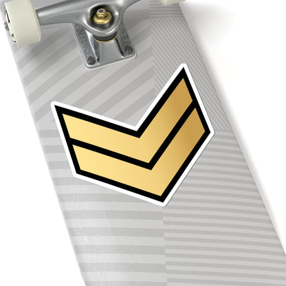 02. KNF CPL (Kuwait) (Military Rank) STICKER Vinyl Kiss-Cut Decal