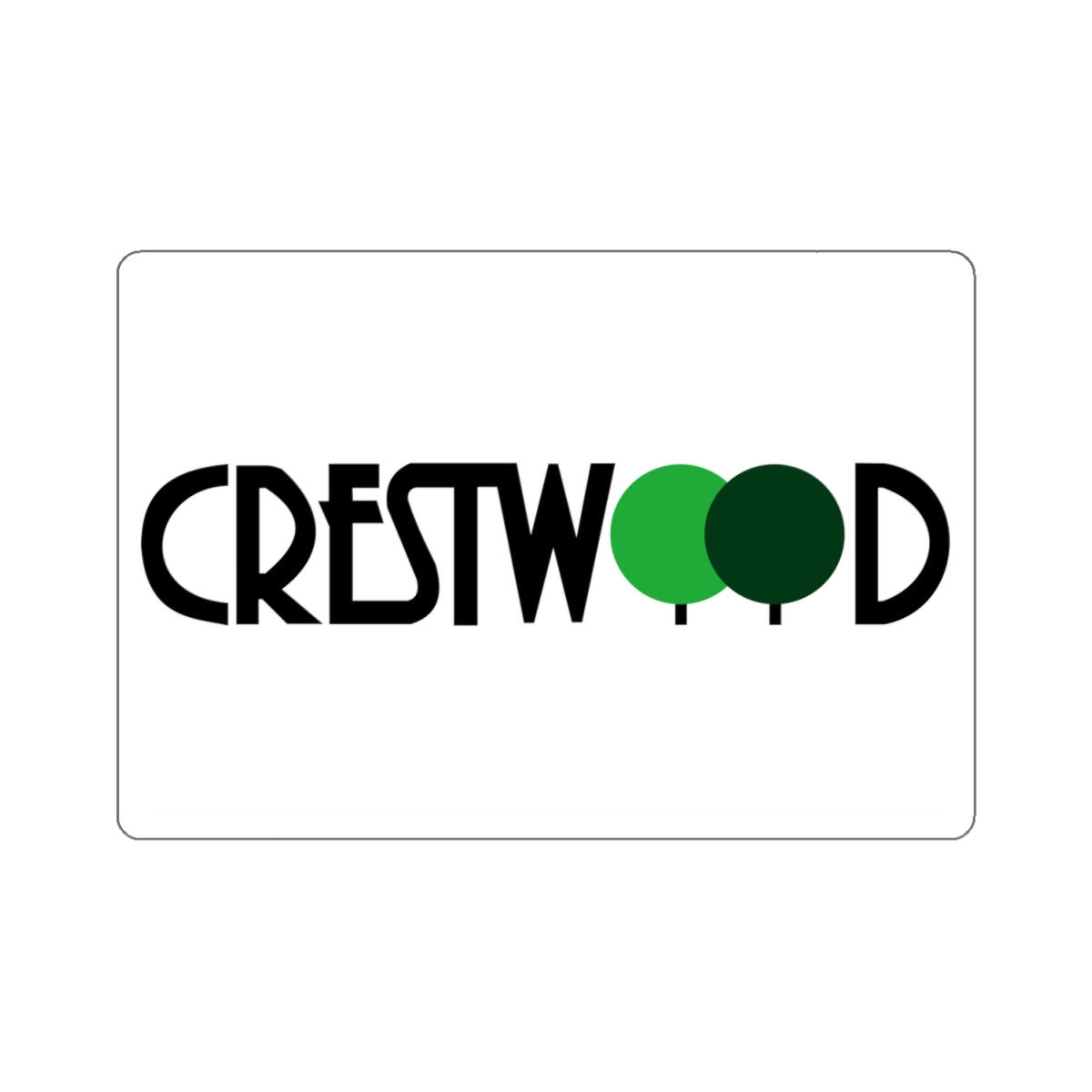 Flag of Crestwood, Missouri - STICKER Vinyl Kiss-Cut Decal