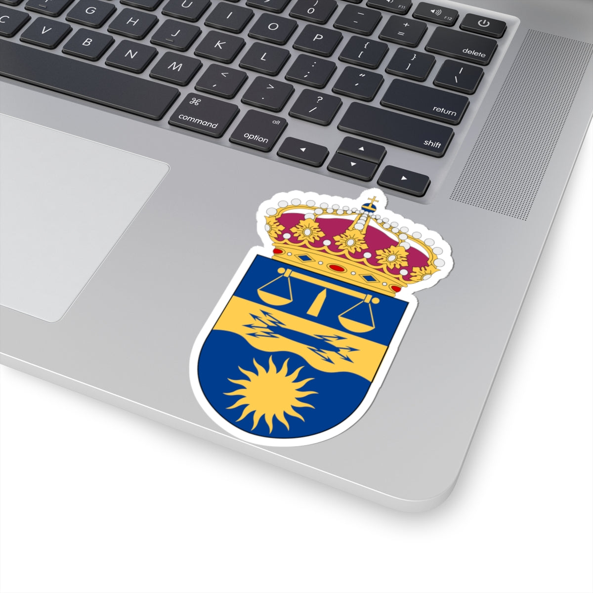 Skellefteå tingsrätt vapen (Sweden) (Coat of Arms) STICKER Vinyl Kiss-Cut Decal
