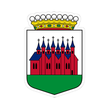 Achtkarspelen seal (Netherlands) (Coat of Arms) STICKER Vinyl Kiss-Cut Decal