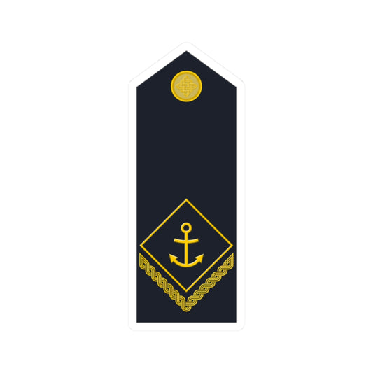 Naramenica ljetne odore skupnika HRM (Croatia) (Military Rank) STICKER Vinyl Kiss-Cut Decal