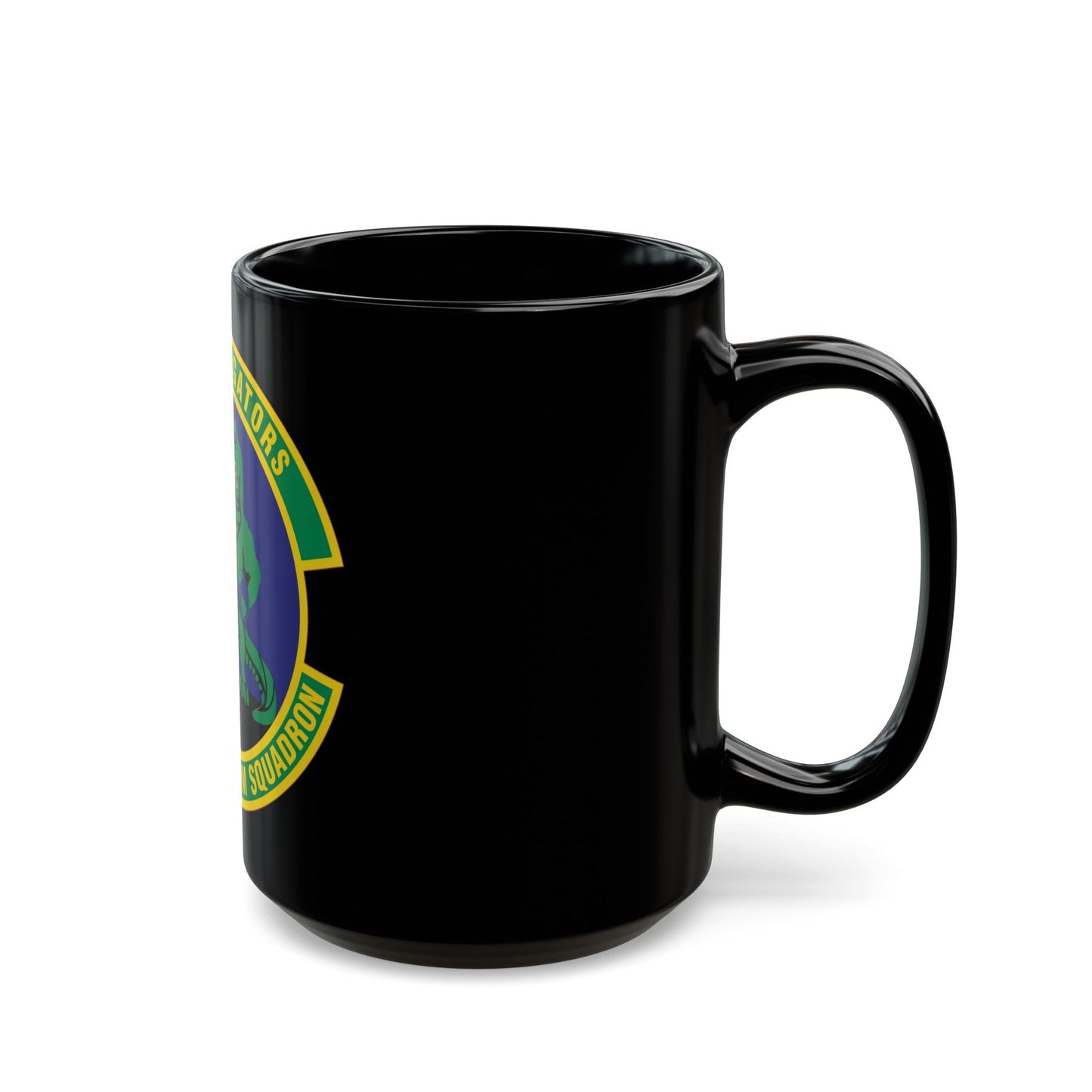 53d Combat Communications Squadron (U.S. Air Force) Black Coffee Mug-The Sticker Space