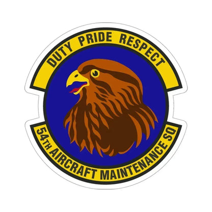 54 Aircraft Maintenance Squadron AETC (U.S. Air Force) STICKER Vinyl Die-Cut Decal 3 Inch - The Sticker Space