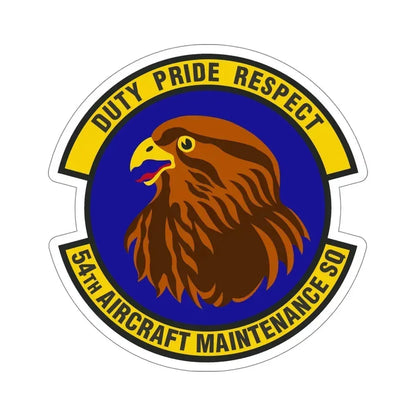 54 Aircraft Maintenance Squadron AETC (U.S. Air Force) STICKER Vinyl Die-Cut Decal 6 Inch - The Sticker Space