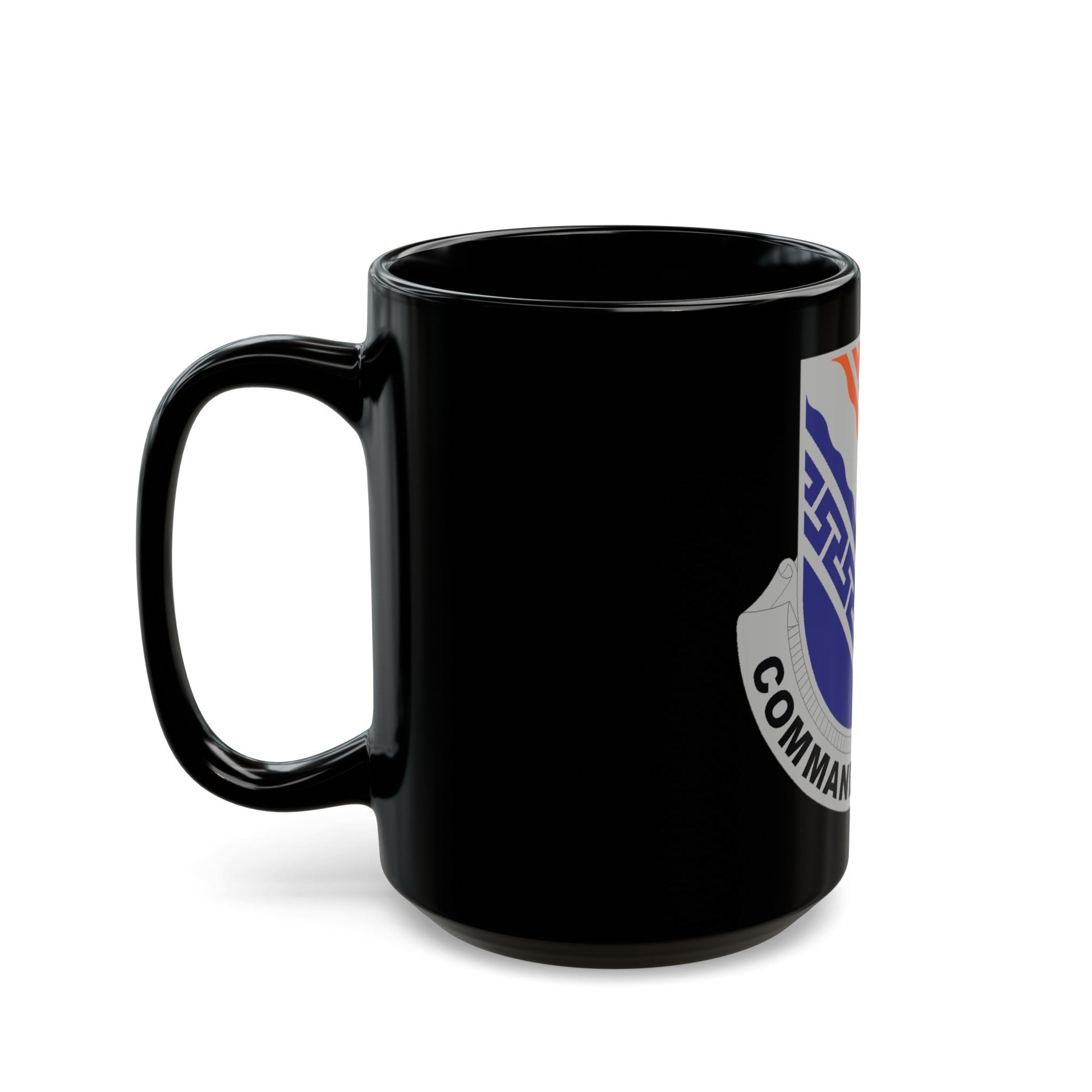 54 Signal Battalion (U.S. Army) Black Coffee Mug-The Sticker Space