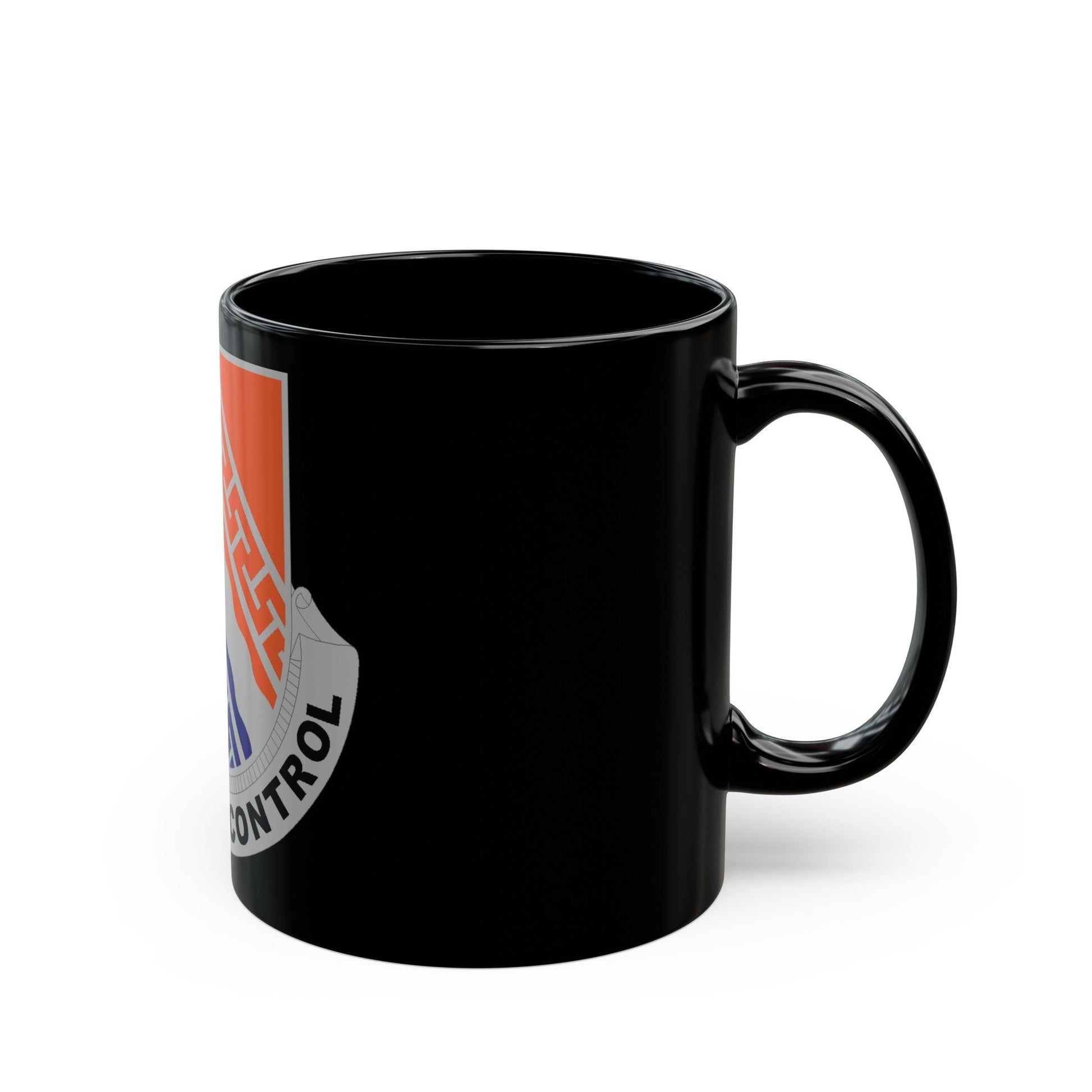 54 Signal Battalion (U.S. Army) Black Coffee Mug-The Sticker Space