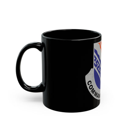 54 Signal Battalion (U.S. Army) Black Coffee Mug-The Sticker Space