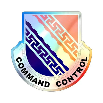 54 Signal Battalion (U.S. Army) Holographic STICKER Die-Cut Vinyl Decal 4 Inch Holographic - The Sticker Space