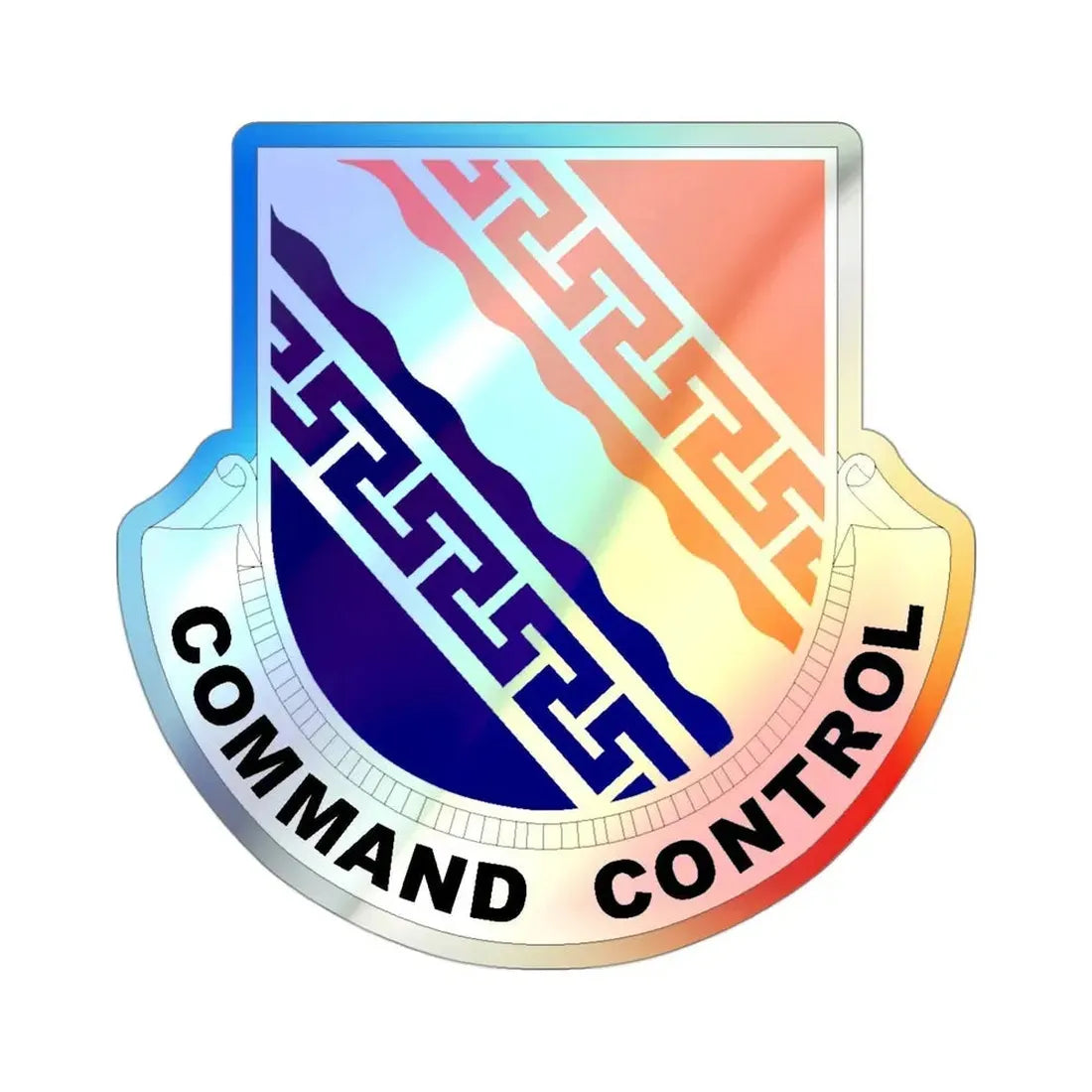 54 Signal Battalion (U.S. Army) Holographic STICKER Die-Cut Vinyl Decal - The Sticker Space