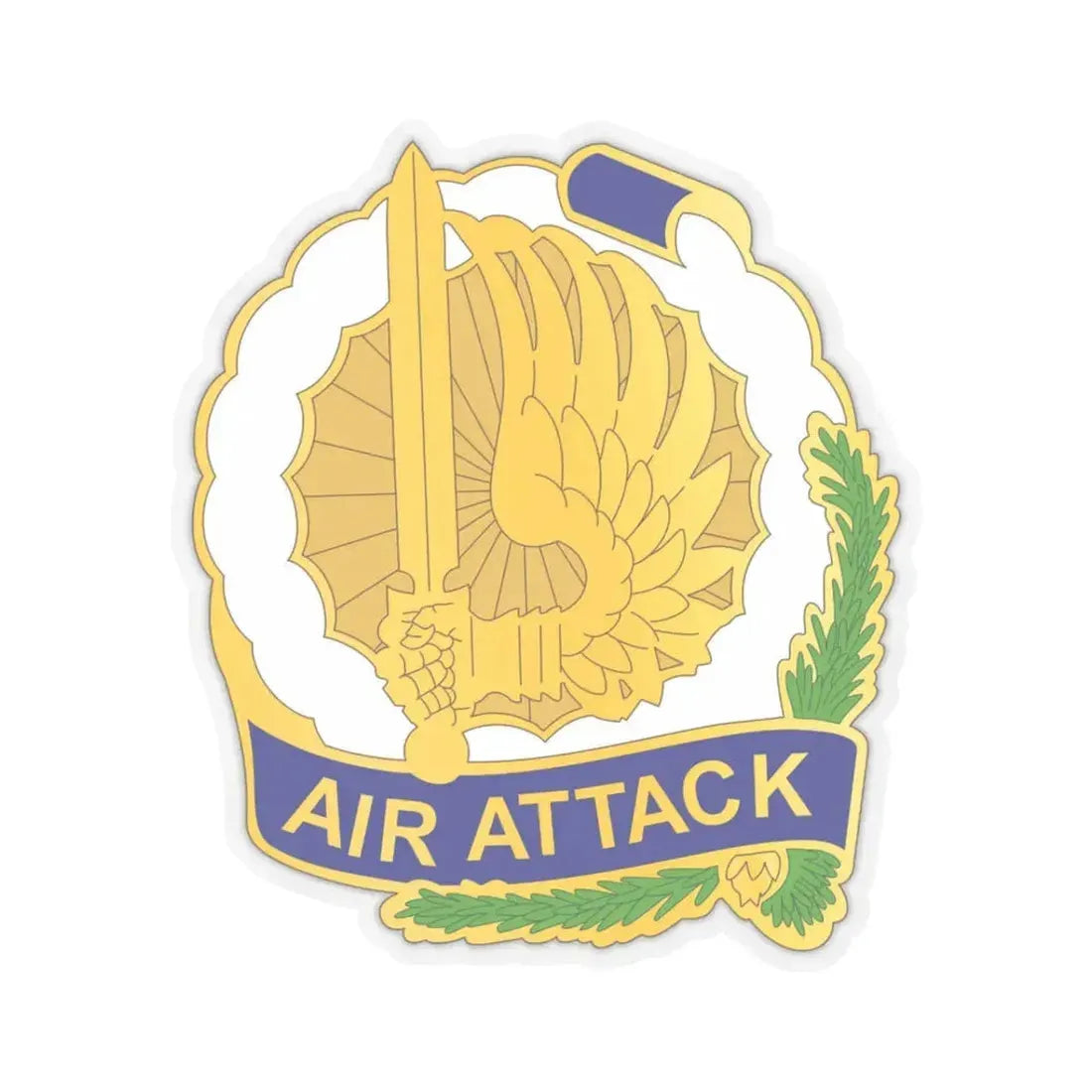 540 Aviation Group (U.S. Army) STICKER Vinyl Kiss-Cut Decal 3 Inch Transparent - The Sticker Space