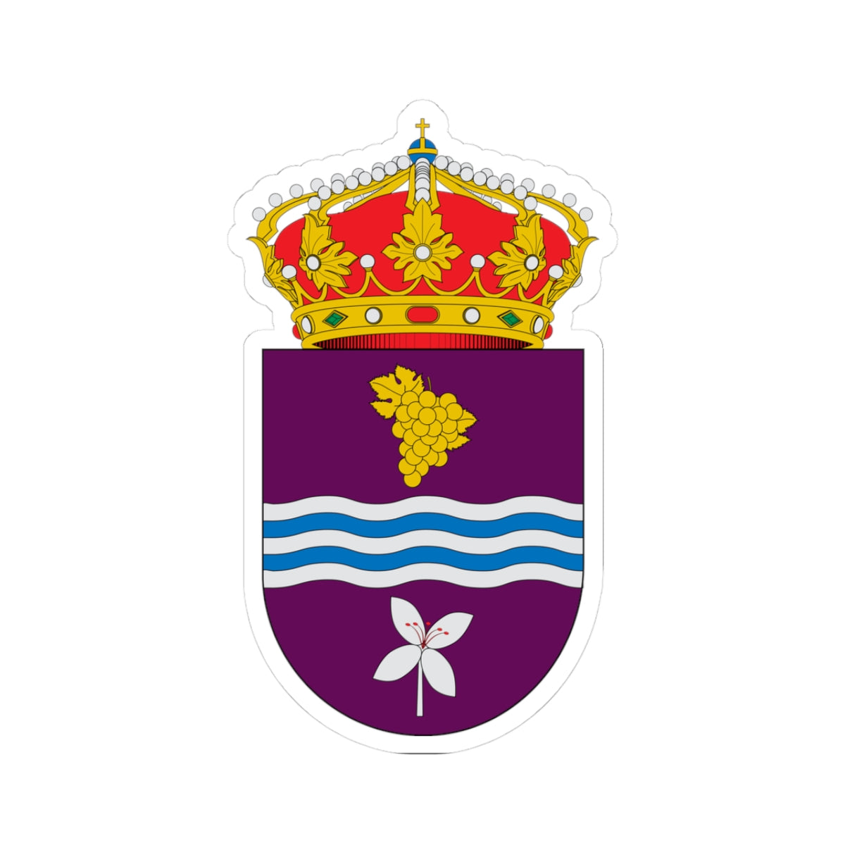 Escudo de Instinción (Spain) (Coat of Arms) STICKER Vinyl Kiss-Cut Decal