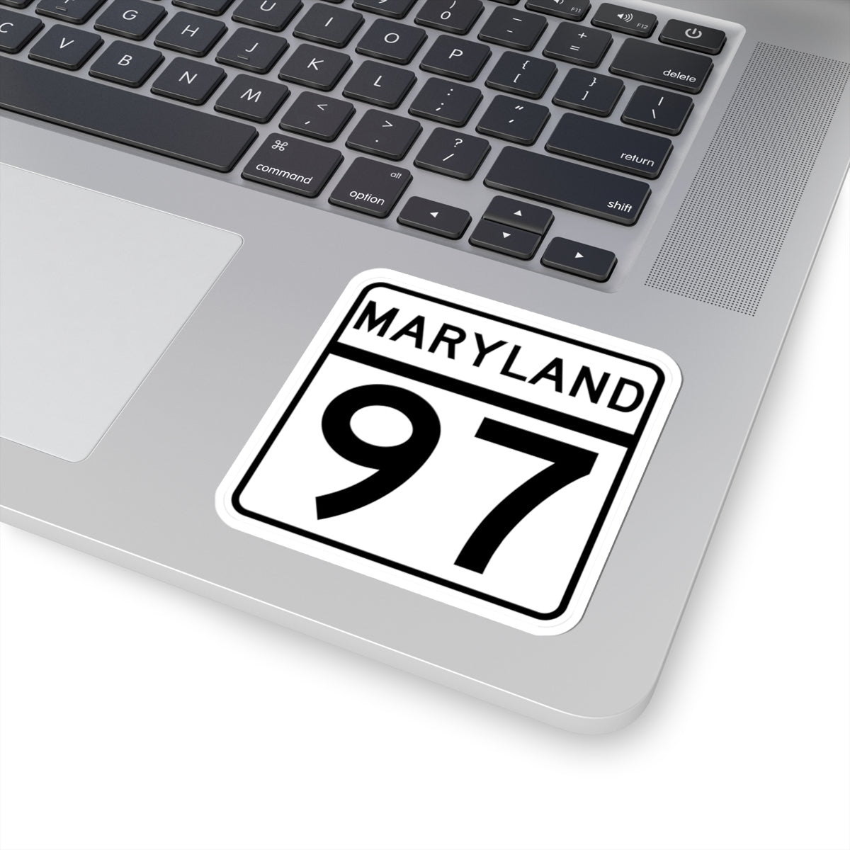 MD Route 97 (Maryland) (Road Sign) STICKER Vinyl Kiss-Cut Decal