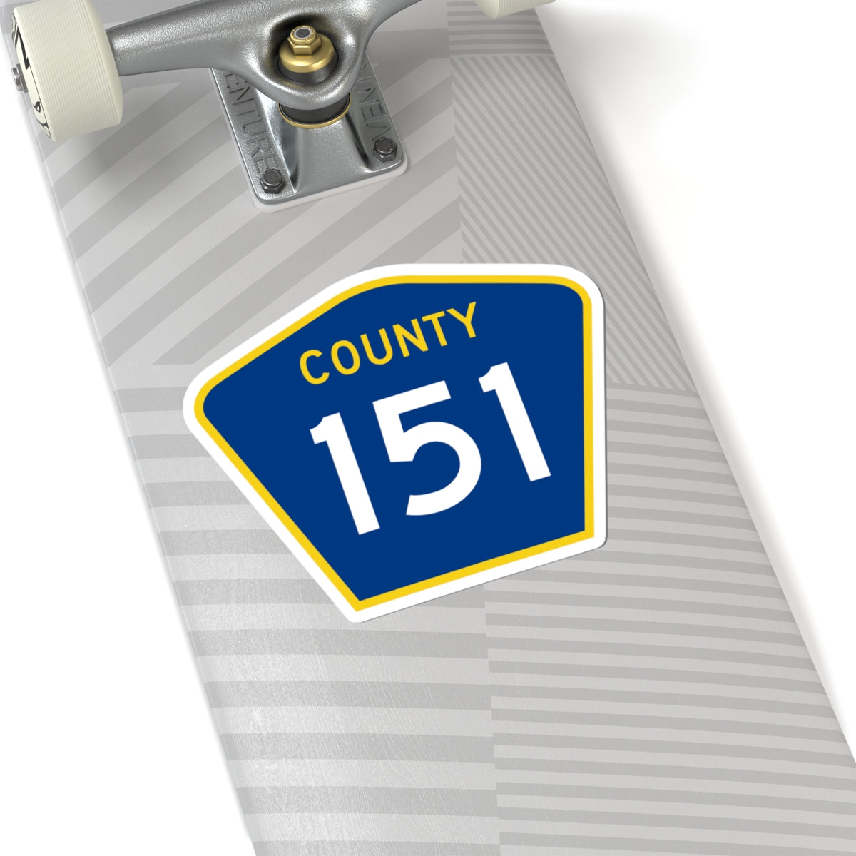 County 151 MN (Minnesota) (Road Sign) STICKER Vinyl Kiss-Cut Decal