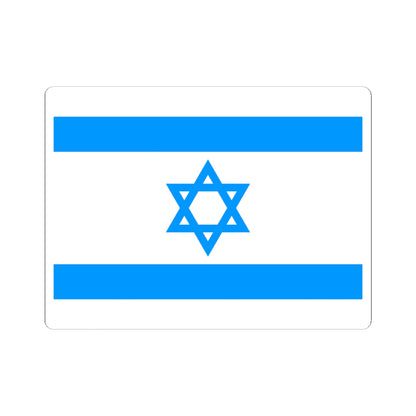 Flag of Israel Sky Blue (Israel) STICKER Vinyl Kiss-Cut Decal