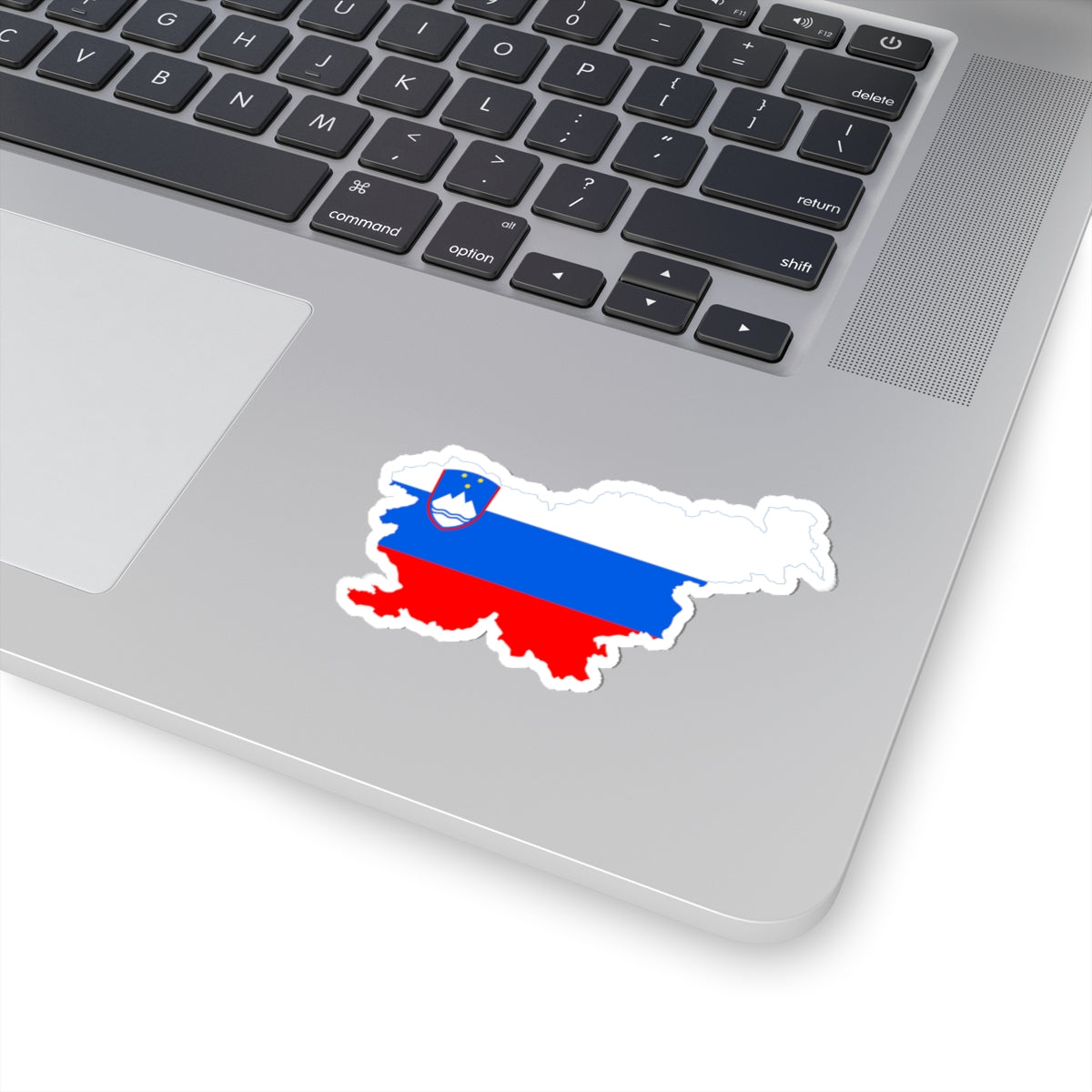 Flag-map of Slovenia2 (Slovenia) STICKER Vinyl Kiss-Cut Decal