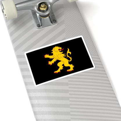 Flag of Cardiganshire proposal (United Kingdom) STICKER Vinyl Kiss-Cut Decal