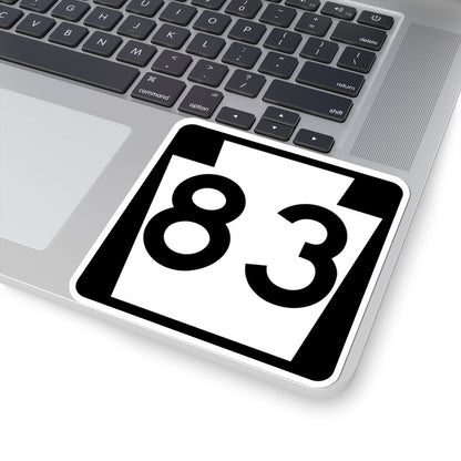 PA-83 (Pennsylvania) (Road Sign) STICKER Vinyl Kiss-Cut Decal