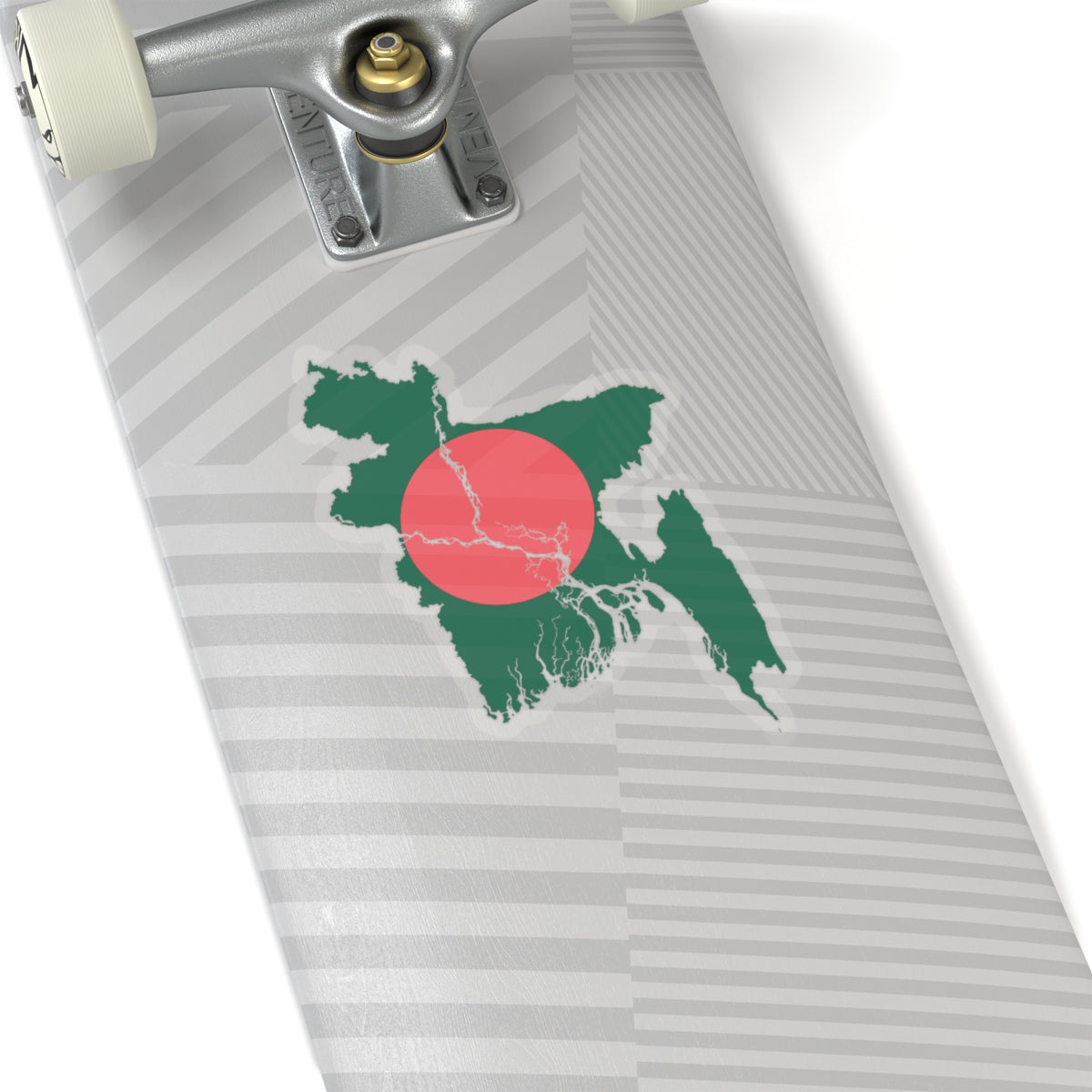 Flag-map of Bangladesh2 (Bangladesh) STICKER Vinyl Kiss-Cut Decal