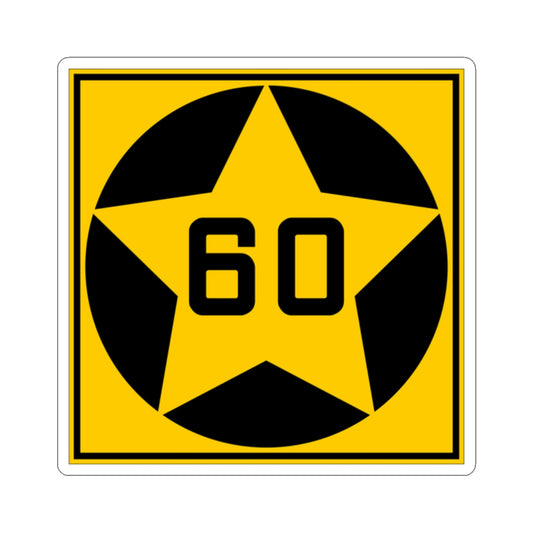 MN-60 1920 (Minnesota) (Road Sign) STICKER Vinyl Kiss-Cut Decal