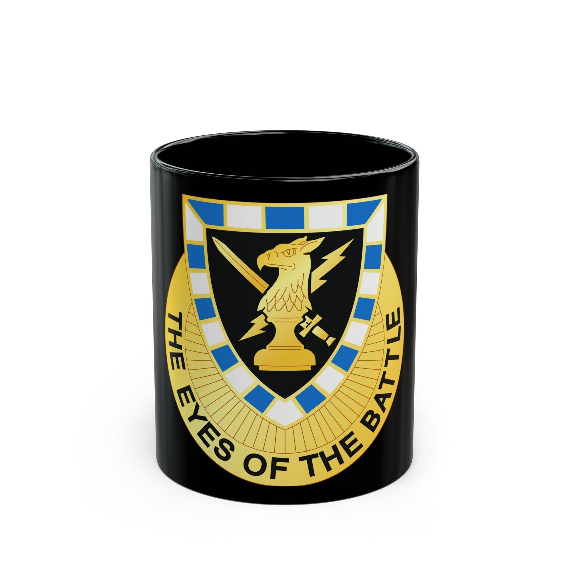 542 Military Intelligence Battalion (U.S. Army) Black Coffee Mug-11oz-The Sticker Space