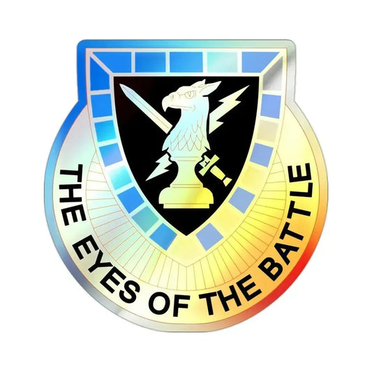 542 Military Intelligence Battalion (U.S. Army) Holographic STICKER Die-Cut Vinyl Decal 2 Inch Holographic - The Sticker Space