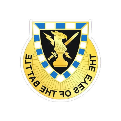 542 Military Intelligence Battalion (U.S. Army) REVERSE PRINT Transparent Die-Cut STICKER 6 Inch Die-Cut Transparent - The Sticker Space